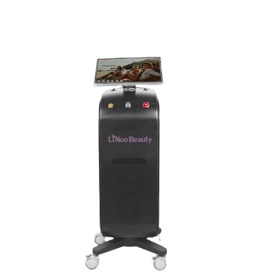 China 808 Diode Laser Machine Ice Platinum Three Epilator 808 Hair Removal 755 1064nm Laser Hair Removal Machine 1200W Wavelength With 12 Bar for sale