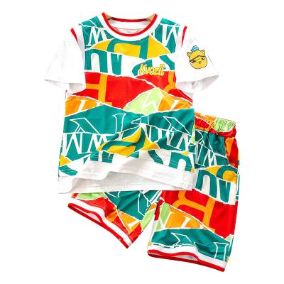 China 2022 New Hot Sale Comfortable Breathable Short Sleeve Suit Boy Suit For Summer for sale