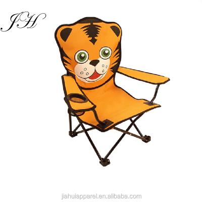 China Durable Camping Fishing Printing Kids Outdoor Chair Furniture Folding Animal Beach Chair for sale