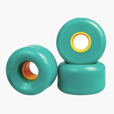 China Adult Factory Wholesale Skate Wheels Electric 60mm Pvc Wheels Fish Skateboard Rubber Wheel for sale