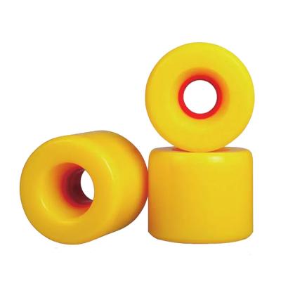 China Adult High Quality Pu Polyurethane 60mm Longboard Skateboard Wheels for sale