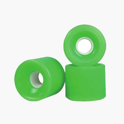 China Adult Top Quality And Good Price Pu Polyurethane 60mm Longboard Skateboard Wheels for sale