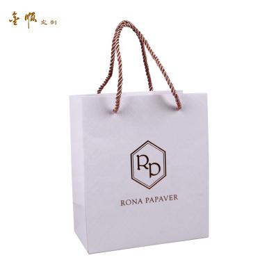 China High Hardness Recyclable High Quality Elegant Cardboard Paper Shopping Jewelry Packaging Bags Valentine's Day Gift Packaging Bag for sale