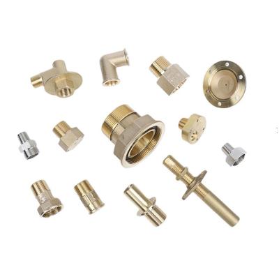 China Industry Custom Sizes Chinese Factory Coupling Brass Forged Brass Garden Hose Fitting 3/8 Female Barb Pipe Fitting for sale