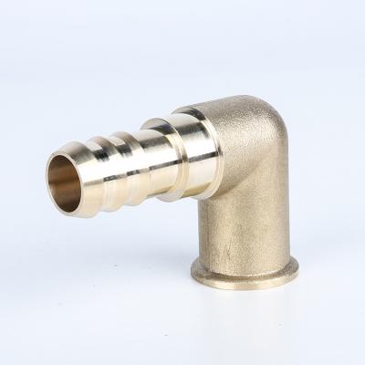 China Industry ODM Forging Brass Female Thread Brass Sanitary Fittings 90 Degree Elbow Pipe Connector Three Way Fitting Pipe Fitting for sale