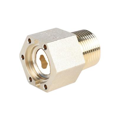 China Industry Solid Brass Water Resistant Adjustable Connector Garden Hose Connector Quick Coupling Hose Fitting for sale