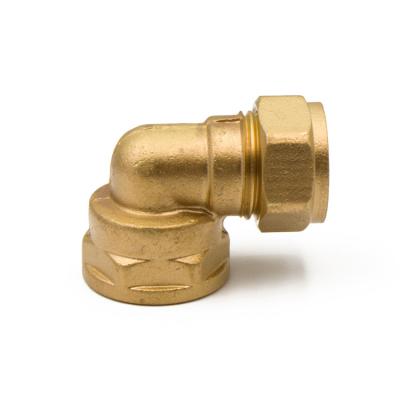 China PVC Pipe Tube Air Compression Push Press Push Press Ferrule Elbow Tee Nipple Connector Quick Fittings Industry Copper Brass Male Female Price for sale