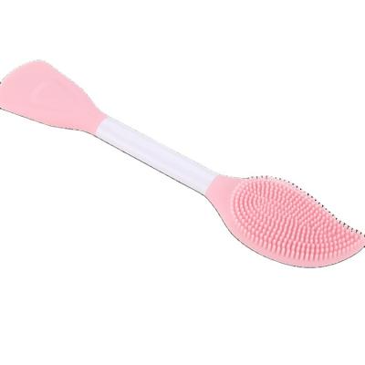 China Silicone is soft and skin-friendly rubber Vamando Face Mask Brush Beauty Tools Face Mask Application Brush Flexible Face Mask Brush for sale