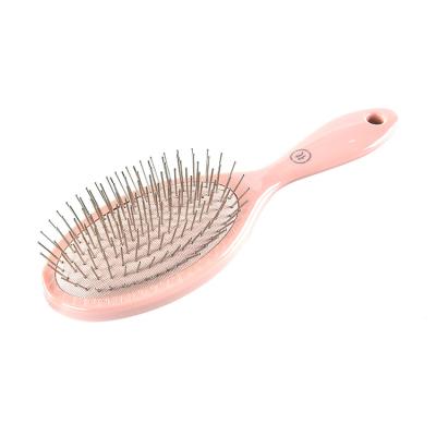 China Ball-Tilted Straightens Wet Dry Smooth Plastic Steel Needle Scalp Massage Comb Customized Size Quality for sale