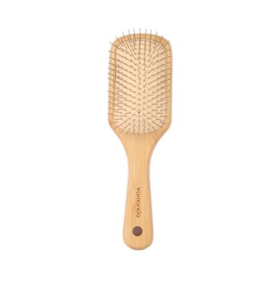 China Ball-tipped Bristle Stainless Steel Bristle Massage Eco-friendly Bamboo Hair Brush Manufacturer for sale