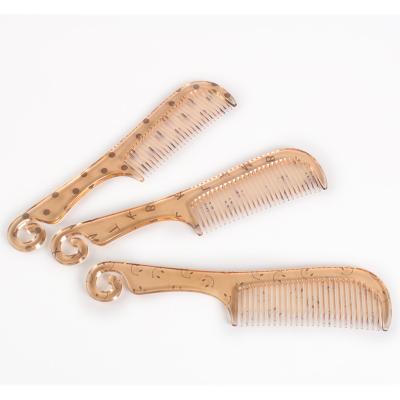 China Vamando Home Factory OEM Durable PC Hair Comb With Hook Logo Fashion Hair Plastic Private Comb Bathroom for sale