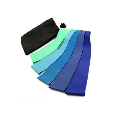 China Eco-friendly 5 Levels Yoga Loop Latex Resistance Stretch Loop Bands Set For Women for sale