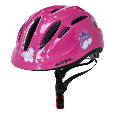 China Cute model SUNRIMOON bicycle helmet cascos Para lovely bicicleta wholesales for kids skateboard / riding kids bike helmet and pads set for sale