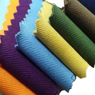 China t/c stock twill fabric stain resistant factory woven fabric single pant/curtain/bedding for sale