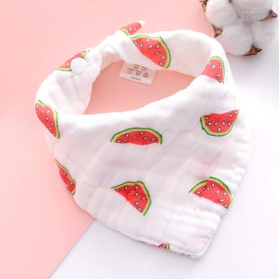 China Hot Custom Triangle Antibacterial Soft Cotton Fabric Drool Bandana Bib Baby Bib Organic Sale Shirt Bibs Wholesale for sale