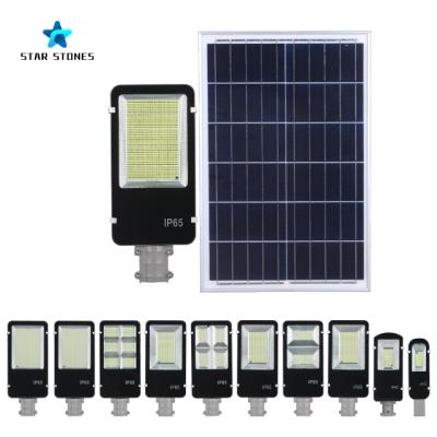 China Hot sale wide illumination area led products outdoor smd ip65 100w 200w 300w integrated all in one solar led street light for sale