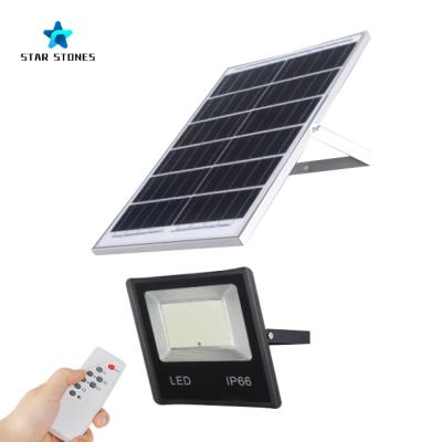 China Rechargeable Aluminum Ip66 Wide Area 50 80 150 200 Waterproof Slim Illumination 300W LED Solar Power Portable Flood Lamp for sale