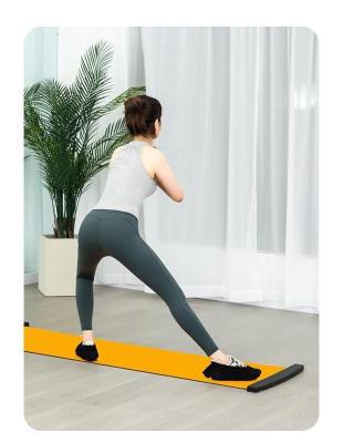 China Body Buliding Hot Selling Slide Board Fitness Slip Mat Pad Yoga Foot Pilates Home Abdominal Muscle for sale