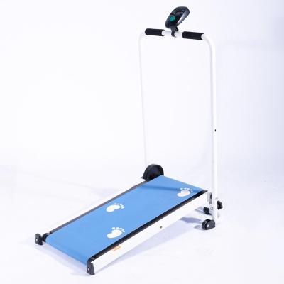 China Hot Selling Mini Indoor Walking Machine Manual Cheap Folding Portable Treadmill Home Use No Electricity for sale