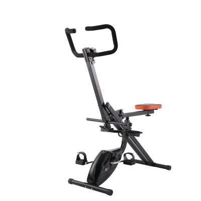 China Lightweight Horse Crunch Fitness Machine Gym 2 IN 1 Exercise Bike Equipment Power Crunch Full Body Machine for sale