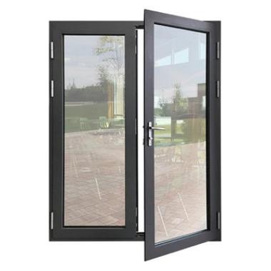 China Stylish French Glazed Front Double Doors Hurricane Impact Tempered Glass Interior Door Thermal Insulation Double Double Doors For Home French Homes for sale