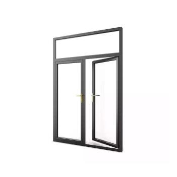 China Thermal Insulation New Arrival French Door Sealing Strip Thermal Break Customized Wholesale Steel French Door Aluminum Hinged Doors Double Swing for sale