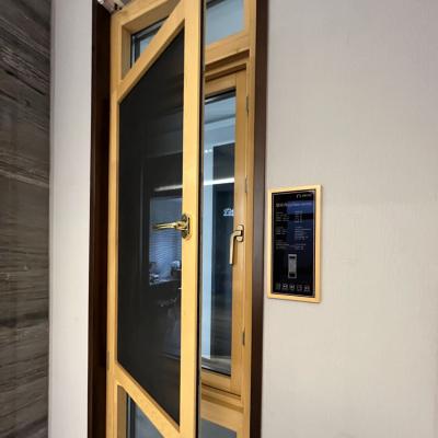 China Tilt-Tower Swing Duhwyn Casement Window Thermal Break Window High Quality Aluminum Clad Wood Tilt-Tower for sale