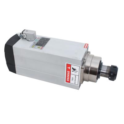 China 6kw er32 18000rpm square air cooled spindle milling motor for cnc for sale