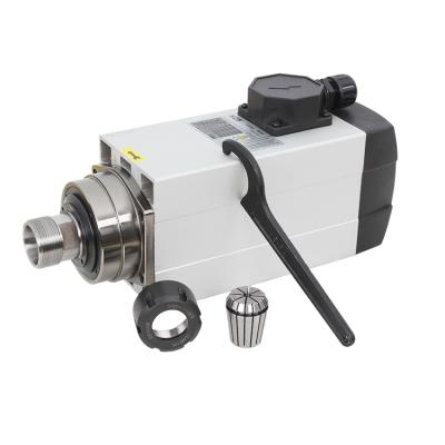 China 4.5kw 300hz er32 square air cooled spindle milling motor for cnc router for sale