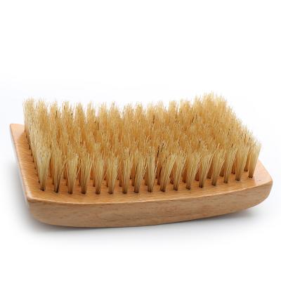 China Beech wooden+boar bristles factory wholesale high quality beech wood beard brush for sale