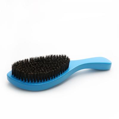 China Beech wooden+boar bristles factory hot sale new design beech wood beard brush for sale