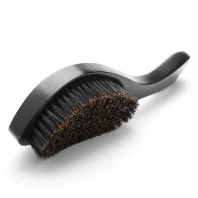 China Beech wooden+boar bristles 2021 hot sale new product quality nice beech wooden beard brush for men for sale