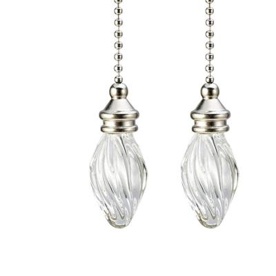 China Latest Classic Crystal With Frosted Flame-inside Lamp Designed Pull Chain For Cafe Decorative Ornament for sale