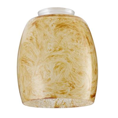 China 6-Inch Cylinder Antique Tall Clear Seeded Glass Lamp Shade With 1-5/8 Fitting for sale