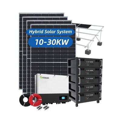 China Home Off Grid Solar Power System 5kw 10kw 15kw Hybrid Solar Power System Home Solar Power System for sale