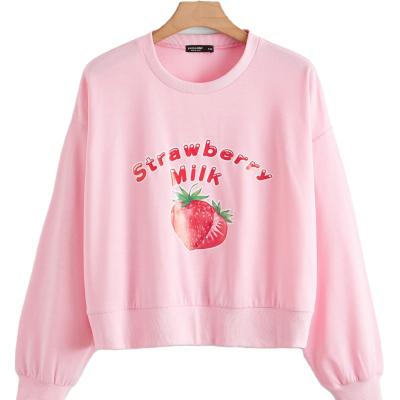 China Viable Professional Casual Simple Polyester Pullover Oversized Pink Hoodie For Women for sale