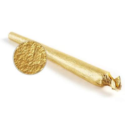 China Gift & Craft Hot Sale 24K Pre Rolled Cones Genuine Gold Foil Rolling Paper for sale