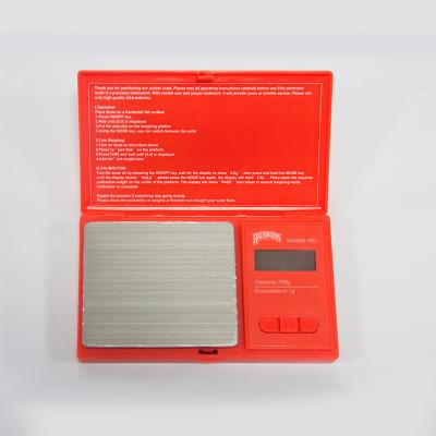 China Weight Function Backwoods Cigarette 700g*0.1g Pocket Digital Scale for sale