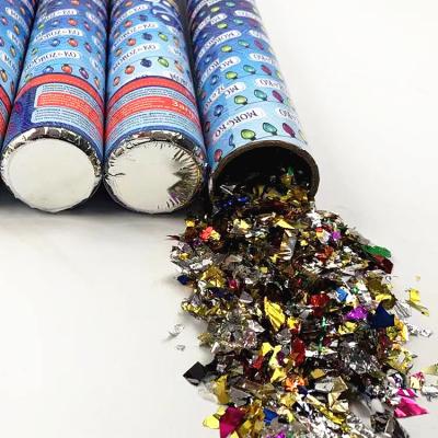 China Rose Christmas Gender Reveal Confeti Colorful Cheap Gold Cannon Bel Pink Confetti for sale