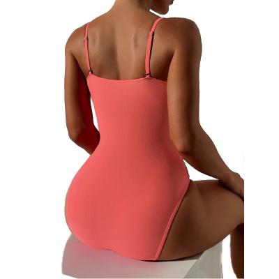 China Breathable High Quality V-Neckline L Beach Wear 2022 Comfortable Custom Made Fashion Bandage Two Piece Bathing Suit Summer Bikini Set Swimwear for sale