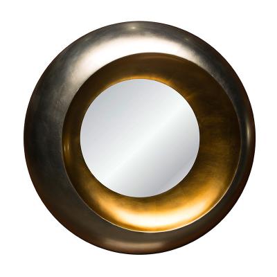 China Samll Quantity Acceptable Luxury Decorative Framed Wall Resin Mirror For Bedroom Antique decorative oval hotel wall mirror resin for sale