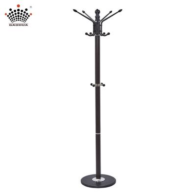 China - Easy Assemble Wholesale Tree Shaped Metal Coat Rack Clothes Hat Coat Hanger Standing Rack for sale