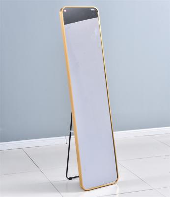 China Large Minimalist Mirror Wall Hanging Full Standing Dressing Mirror or Leaning Against Wall Floor Mirro for sale