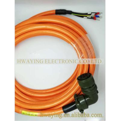 China ABB CBL050-EP11-12 Servo Industrial Motor Power Cable Customizable 5m Length for sale