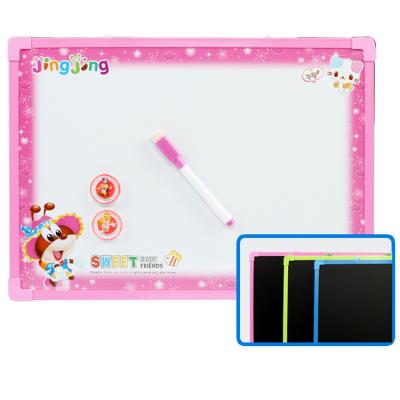 China Education.Training.Office toddler blackboard magnetic enrollment board custom copy magnetic black and white board both sides are magnetic for sale