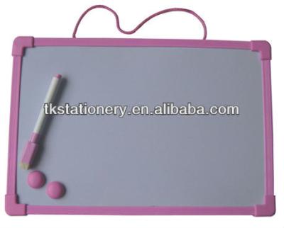 China Tinplate Whiteboard Wholesale Price Frame Non-Toxic Plastic Whiteboard for sale