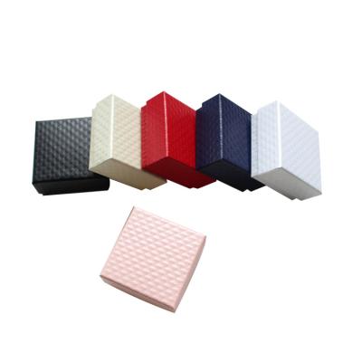 China Fashion Recyclable Wholesale High Quality Jewelry Box For Ring Jewelry Display Cases Papercard Box Wholesale for sale