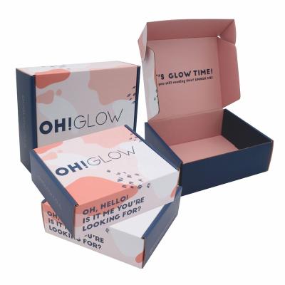 China Wholesale Customized Shipping Recyclable Cardboard Color Gift Paper Packaging Box Shipping Delivery for sale