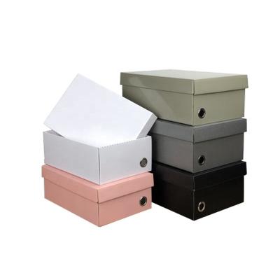 China Recyclable Wholesale Customized Printing Logo Hard Paper High Heels Packaging Shoes Boxes for sale