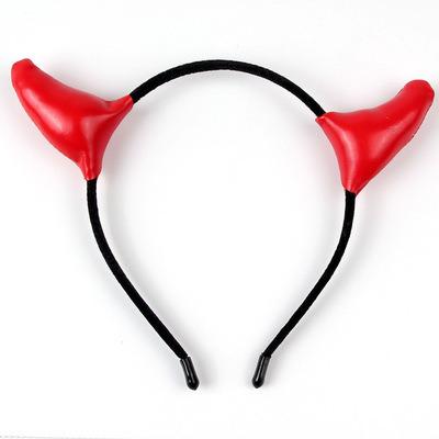 China Promotional Gift Reindeer Headband Horns Cosplay Antlers Christmas Deer Ears Headband Antler Hair Hoop Accessories For Adults Kids for sale